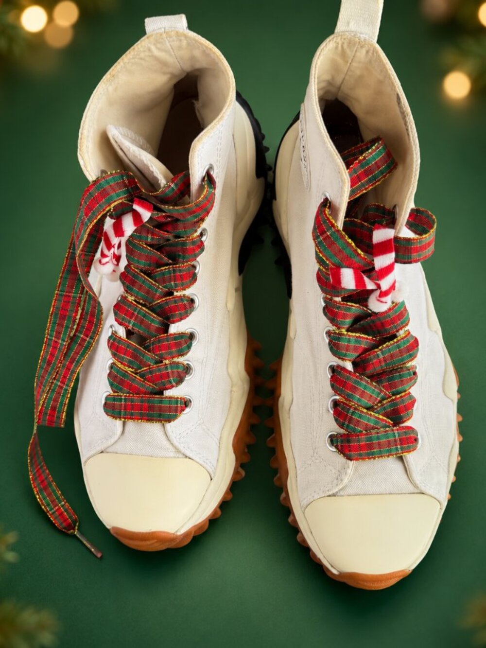 Converse Run Star Motion CX White Platform M10.5 W12 Christmas Set 171546C
